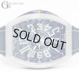 【展示未使用】フランクミュラー ヴァンガード ヨッティング パヴェダイヤモンド 新品ベルト V45 SC DT YACHTING ACBL k22621