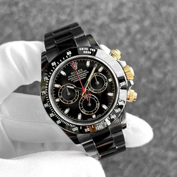 画像3: ROLEX ロレックス コスモグラフ デイトナ 他社 PVDコーティング 剥離 PVD加工 時計修理 116503 ブラック