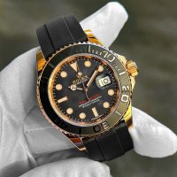 ROLEX Yacht-Master 40 Ever Rose Gold 40mm 116655 "New Oysterflex Rubber Strap"