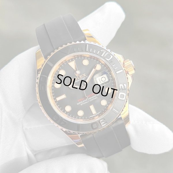 画像1: 【国内正規・付属完備】ROLEX ロレックス ヨットマスター40 エバーローズゴールド 116655 フレックスラバー