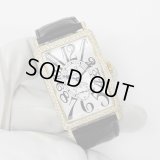 Franck Muller Long Island 1200 S6 GG 18k Big Date Classic Pave Diamond