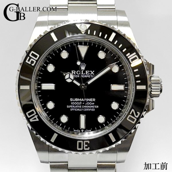 画像2: ROLEX ロレックス サブマリーナ ノンデイト 124060 DLCコーティング 加工 再コーティング