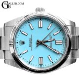 ロレックス オイスターパーペチュアル 41mm ランダム 124300 ターコイズブルー