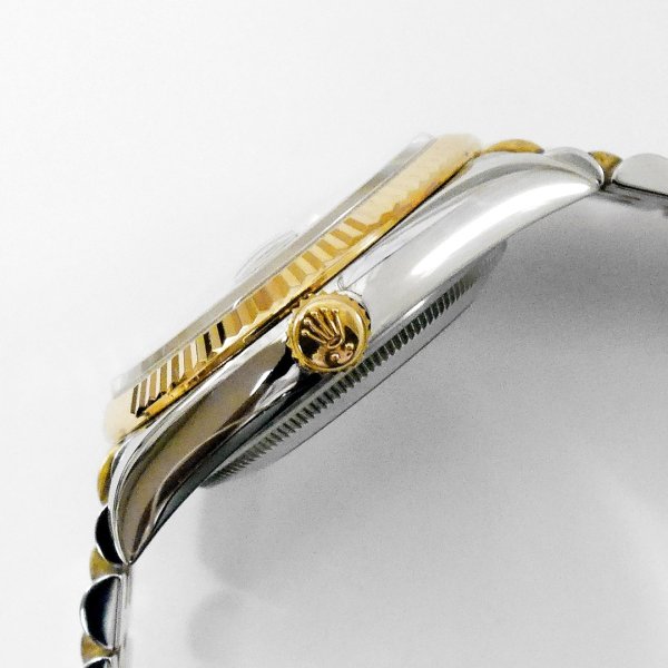 画像3: Rolex Datejust 36 Olive Green Dial VI & IX Diamond Index 126233 Jubilee Bracelet Yellow Gold / SS