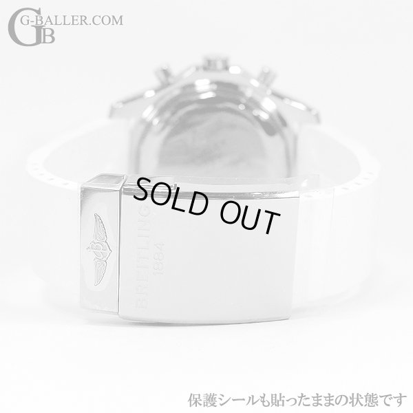 BREITLING純正の新品ラバーベルトに交換済