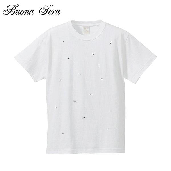 画像3: BUONA SERA/ボナ・セーラ スワロフスキー Tシャツ
