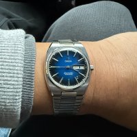 【OH済 / デッドストック】OMEGA オメガ シーマスター デイデイト オートマティック ブルー 166.0216.2 Cal.1022 アンティーク / ヴィンテージ 1977年 製造モデル