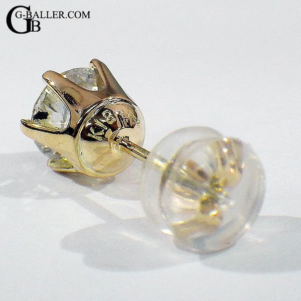 キャッチ部分も18KYG製シリコンを採用