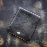 【極美品】CHROME HEARTS クロムハーツ 1スナップ クロスボタン ウォレット ヘビーレザー ブラック | 241014