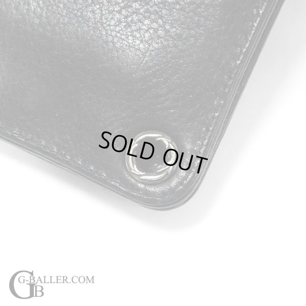 画像4: 【極美品】CHROME HEARTS クロムハーツ 1スナップ クロスボタン ウォレット ヘビーレザー ブラック | 241014