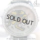【正規品】　ジェイコブ　腕時計　スカル　JCM-SKULL　ファイブタイムゾーン　47ｍｍ　ダイヤ