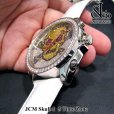 画像3: 【正規品】　ジェイコブ　腕時計　スカル　JCM-SKULL-１　ファイブタイムゾーン　40ｍｍ　ダイヤ (3)