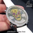 画像2: 【正規品】　ジェイコブ　腕時計　スカル　JCM-SKULL-１　ファイブタイムゾーン　40ｍｍ　ダイヤ (2)