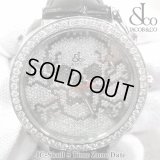【正規品】　ジェイコブ　腕時計　スカル　ＪＣ-SKULL　ファイブタイムゾーン　40ｍｍ