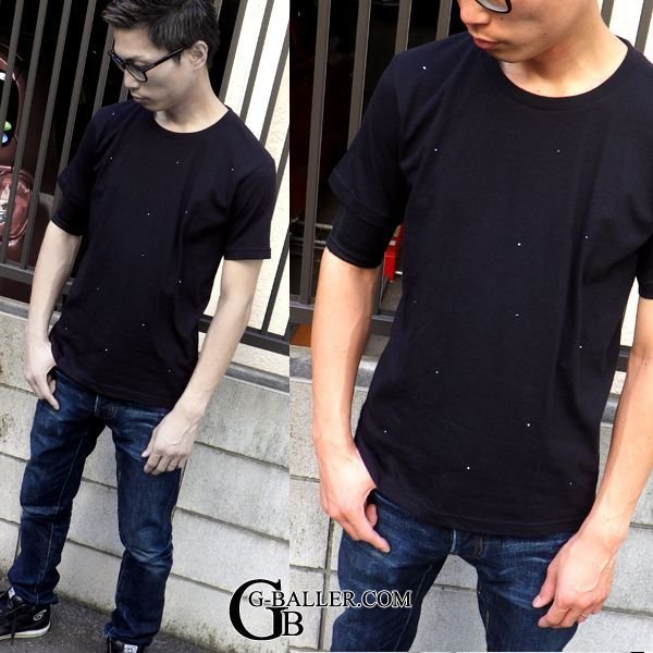 画像5: BUONA SERA/ボナ・セーラ スワロフスキー Tシャツ