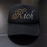 スワロフスキー キャップ イニシャル オーダーメイド スワロCAP