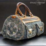 ルイヴィトン デニム ボストンバッグ スワロデコ オーダー