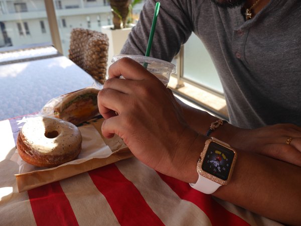 画像6: アップルウォッチカスタム K18PG ダイヤケース Series1~3対応