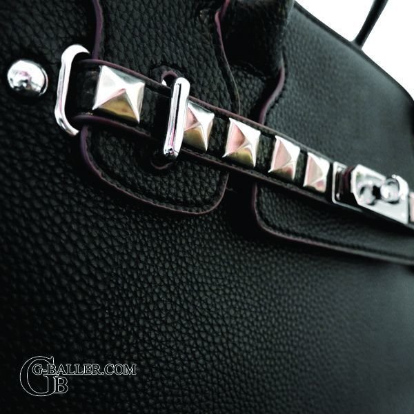 スタッズ レザーバッグ