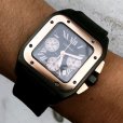 カルティエのメンズ時計の中でも人気の高いサントス100XLです。