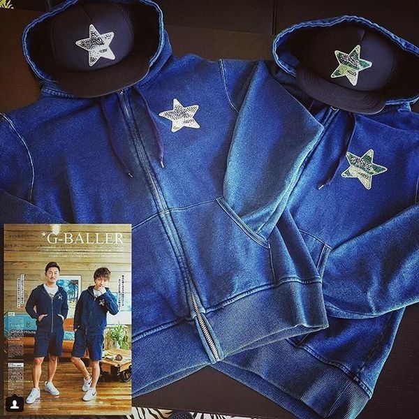 デニムスウェットセットアップ スワロ