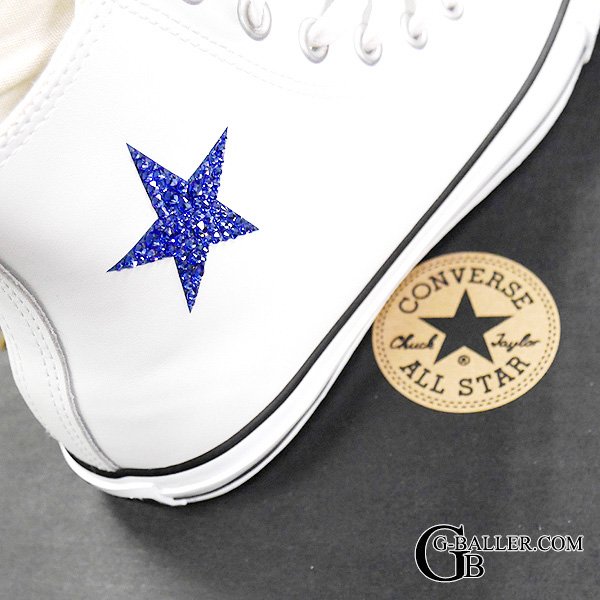 コンバース レザー オーダーデコカスタム ブルースター