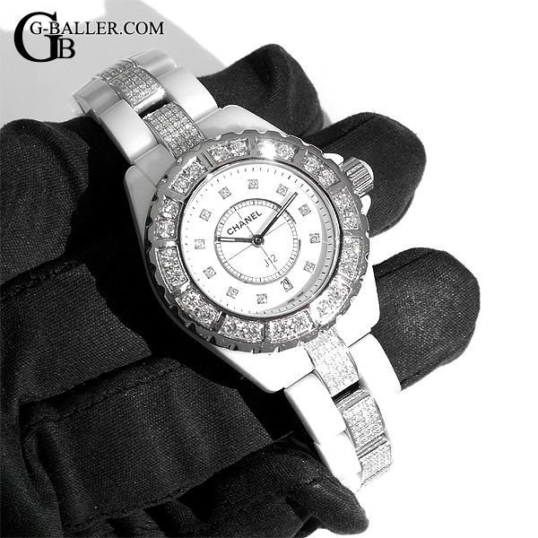 画像6: シャネル J12 ベルト コマ ダイヤ 時計 アフターダイヤ