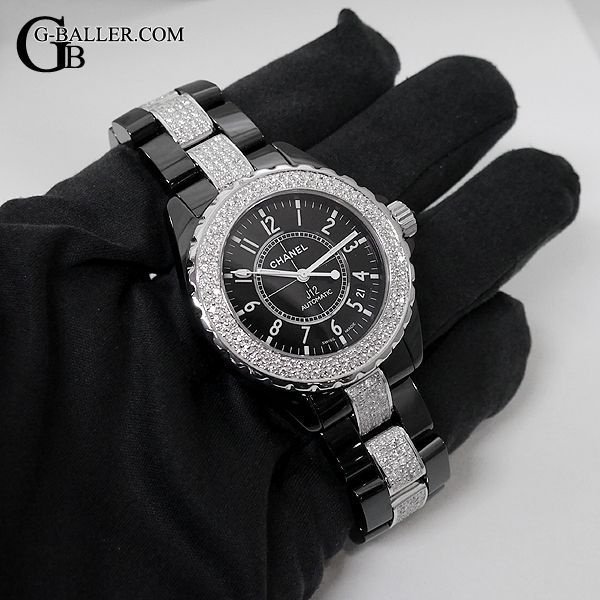 画像5: シャネル J12 ベルト コマ ダイヤ 時計 アフターダイヤ