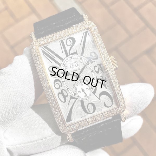 画像11: Franck Muller Long Island 1200 S6 GG 18k Big Date Classic Pave Diamond