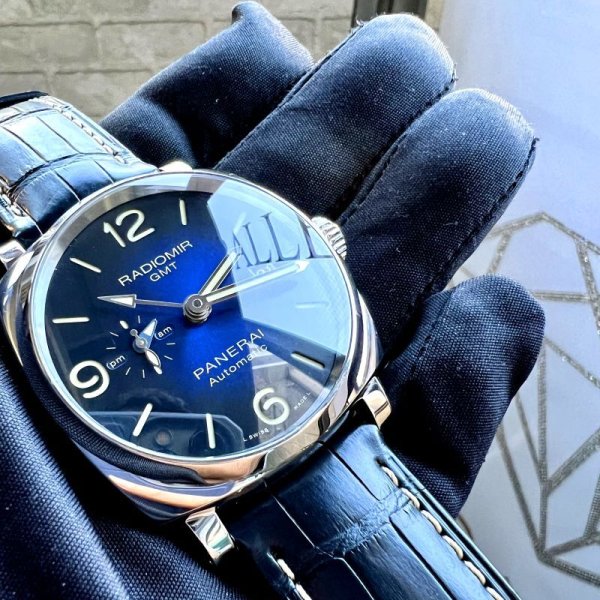 画像10: ラジオミール 1940 3デイズ GMT アッチャイオ 45mm PAM00945 ブティック限定 388本 メディテラネオ エディション レザー