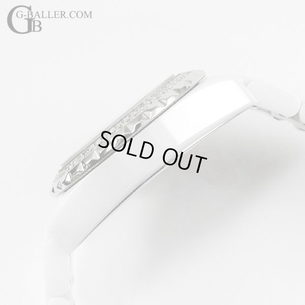 画像4: 【純正BOX付属】CHANEL シャネル J12 クロノグラフ ベゼルダイヤ 白 ホワイトセラミック 41mm メンズ | 241225