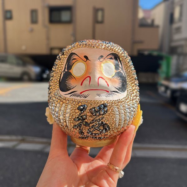 画像3: スワロ デザインだるま フルオーダー ※ご希望の漢字やイニシャル・ロゴ等で作成可能です。DARUMA (Gold) 