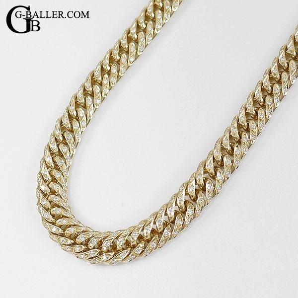 画像3: 【新品】K18 喜平ネックレス ダイヤ 80g 6面ダブル 60cm/50cm