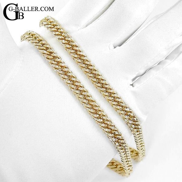 画像7: 【新品】K18 喜平ネックレス ダイヤ 80g 6面ダブル 60cm/50cm