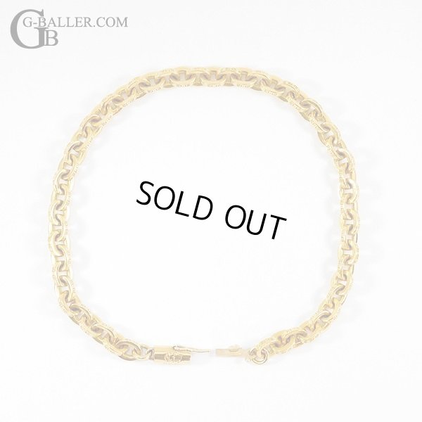 未使用のCHROME HEARTS 22K ペーパーチェーン ブレスレット