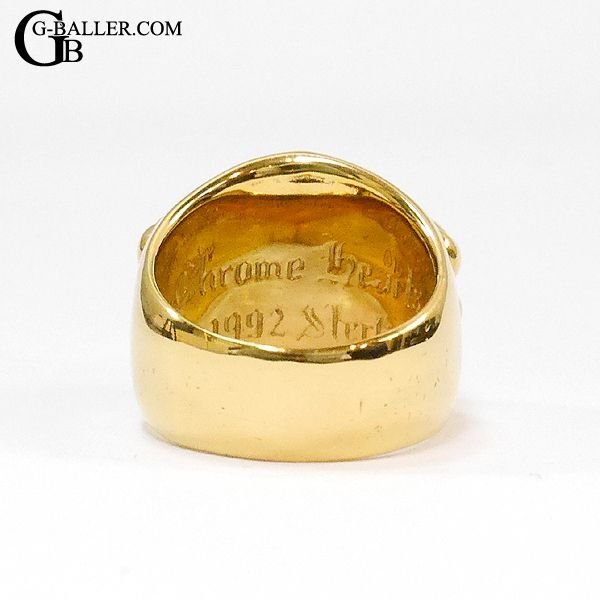 画像5: クロムハーツ 22K ゴールド PVDコーティング キーパーリング