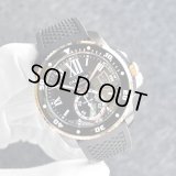 【付属完備】CARTIER カリブル ドゥ カルティエ ダイバー ブラック ピンクゴールド W2CA0004 42mm  /230121