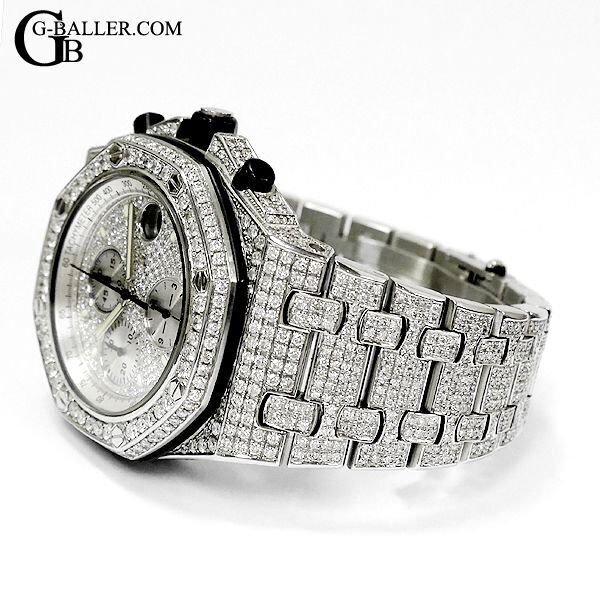 AUDEMARSPIGUETROYALOAK OFFSHORE CHRONOGRAPH ICEDOUT