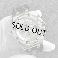 【超希少モデル】オーデマピゲ ロイヤルオーク オフショア クロノグラフ ベゼルダイヤ 42mm シルバー 25940SK /23225