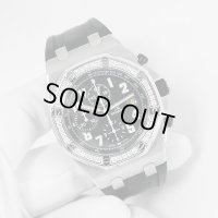 AUDEMARS PIGUET Royal Oak Offshore Chronograph 42mm Bezel Diamond 26170ST.OO.D101CR.03 Black Dial Rubber