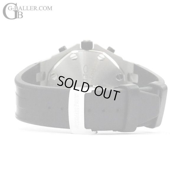 画像5: オーデマピゲ ロイヤルオーク オフショア クロノグラフ ダイヤモンドベゼル 26170ST 黒盤 ラバーストラップ