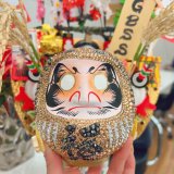 スワロ デザインだるま フルオーダー ※ご希望の漢字やイニシャル・ロゴ等で作成可能です。DARUMA (Gold) 