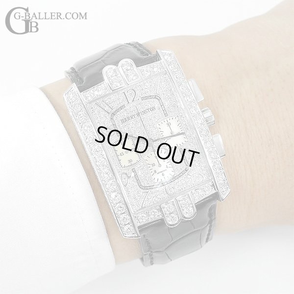 HARRY WINSTON アヴェニューCクロノグラフ シェル文字盤