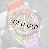 【新品】 ウブロ ビッグバン ウニコ キングゴールド レインボー 44mm 421.OX.1118.LR.0999