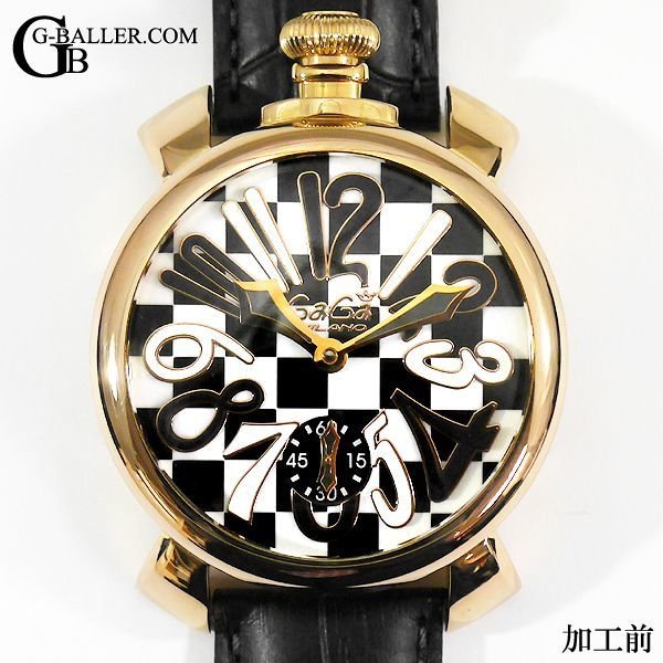 ガガミラノ5011.LE.CH.1 ダイヤモンド カスタム