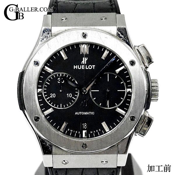 画像4: ウブロアフターダイヤ パヴェダイヤモンド クラシックフュージョン クロノグラフ チタニウム 521.NX.1171.LR