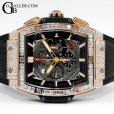 画像1: HUBLOT ウブロ スピリット オブ ビッグバン キングゴールド バゲットダイヤベゼル パヴェダイヤモンド 601.OM.0183.LR (1)