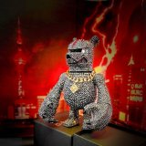 T-BASE 匠シリーズ スワロフスキー ソフビフィギュア TOUMA KNUCKLE BEAR G-BALLER x GBSS