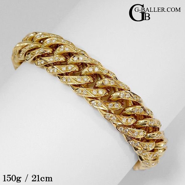 喜平ダイヤモンドブレスレット 150g 21cm