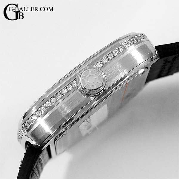 ケース横にもダイヤモンドをカスタム致します。